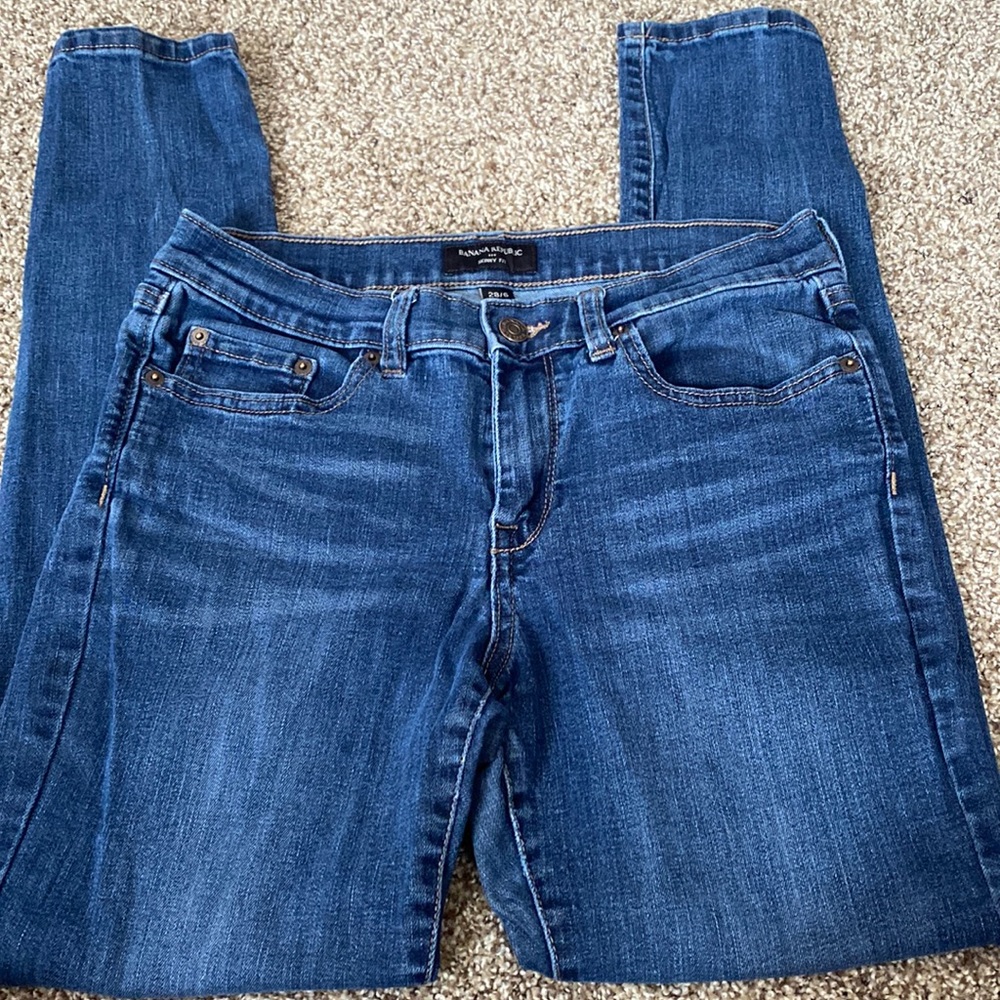 Size 28/6 Banana Republic skinny fit dark wash jeans
